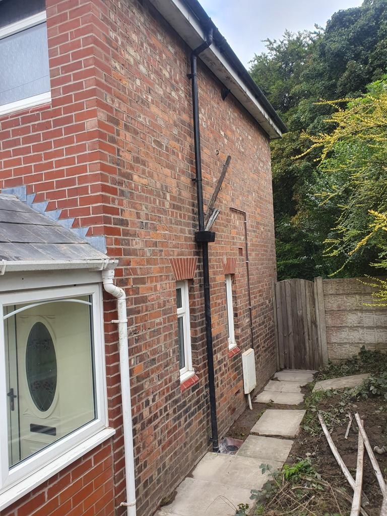 semi detached house after repointing