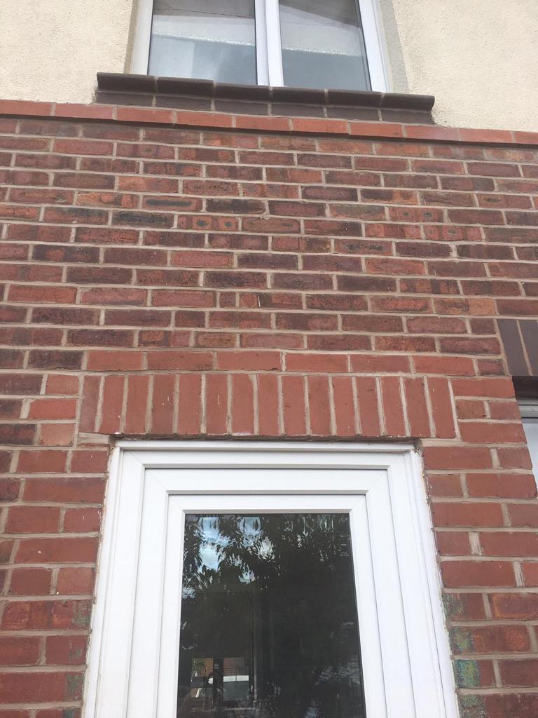 completed house repointing