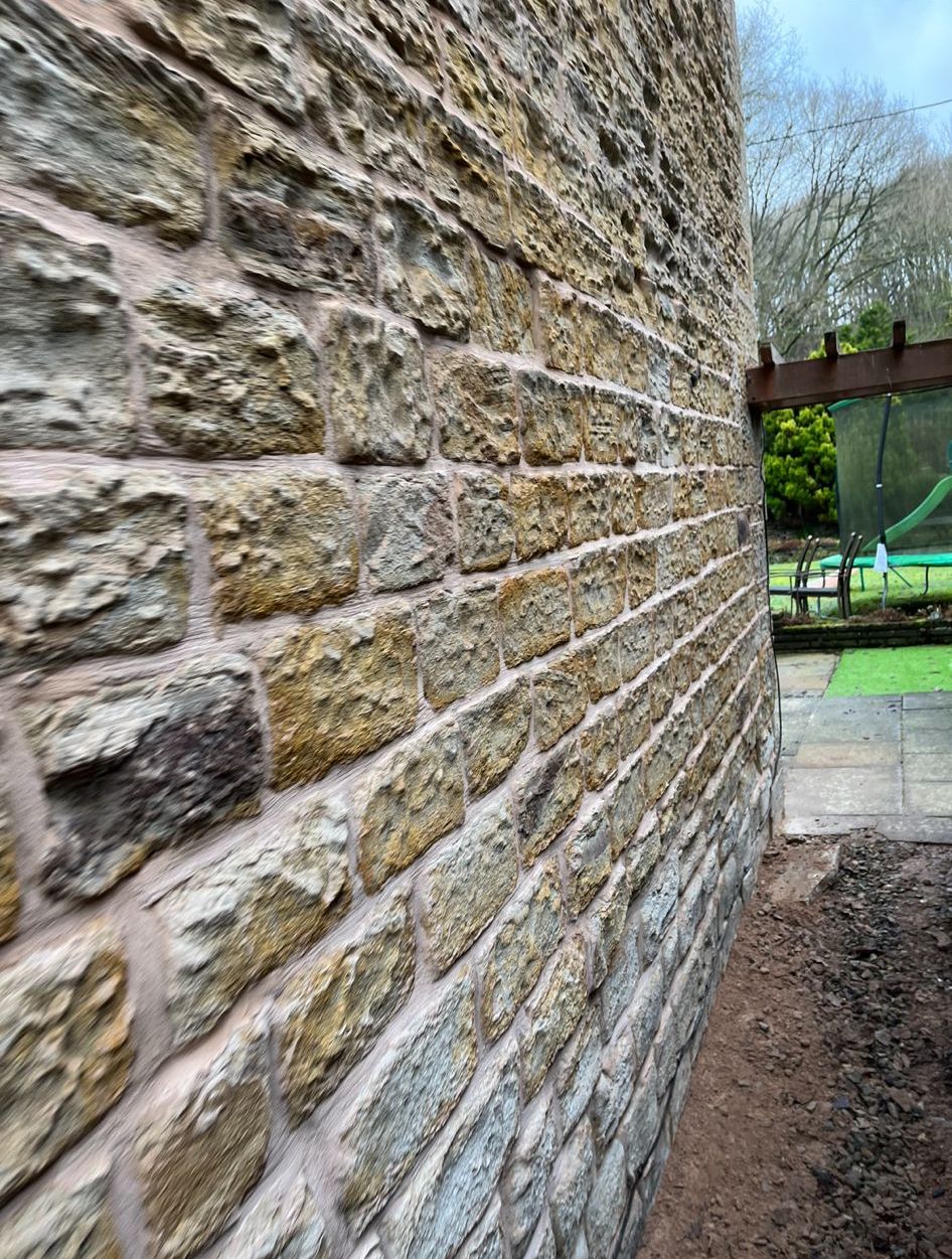 Lime Mortar Repointing - After